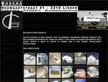 Tablet Screenshot of boeckx-architects.be